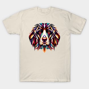 English Springer Spaniel: Geometric Color Splendor T-Shirt